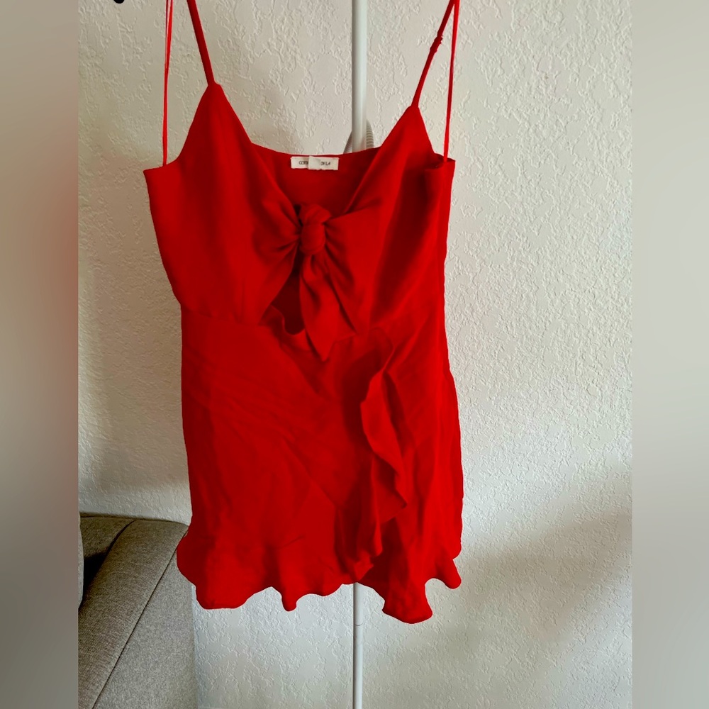 Red dress